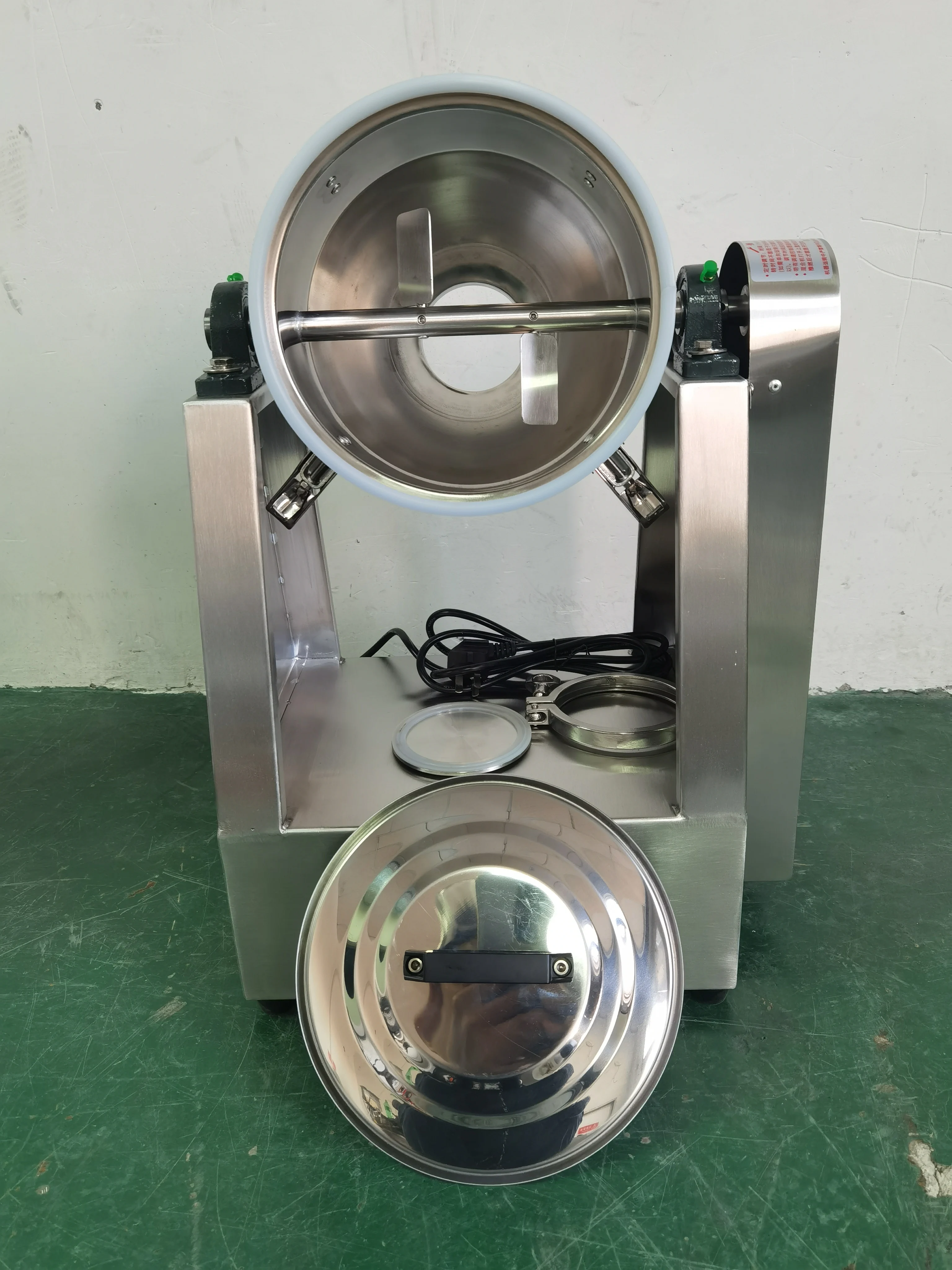 Laboratory type conical Mixing machine for spice additive mixer Chemical stainless steel powder mixing machine Lab powder mixer