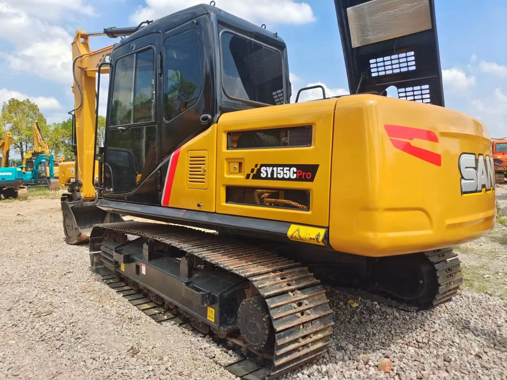 2022 Sany155 215 235 365 Used Excavator Crawler Earthmoving Around 36 Tons Large Excavator