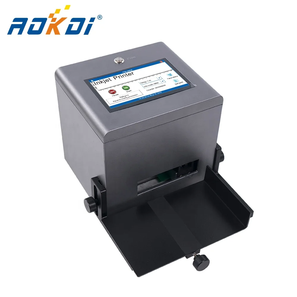 12.7mm Portable easy ink jet printer free jet expire date printing machine free hand jet printer for box bottle Cosmetic tube