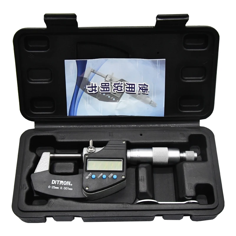 Micrometer Exterior Digital 0-25mm 25-50mm 50-75mm 75-100mm digital display micrometer Digimatic Outside Micrometer Metrology