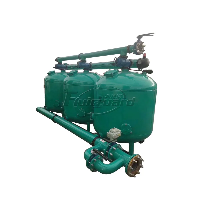 industrial auto backwash pressure sand filter for water filtration