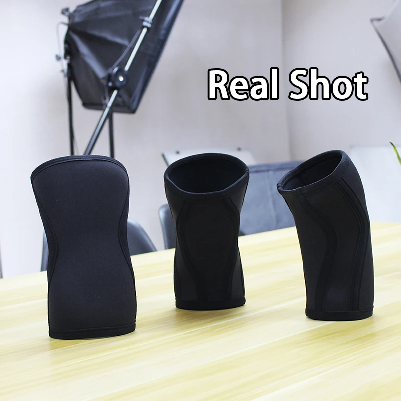 KS -906 Top Quality SCR  Knee pad 7MM  Neoprene Knee Sleeve Black Knee Support