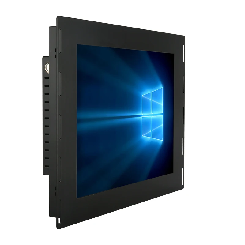 IP65 waterproof rs232 rs485 fanless j1900 ipc 15 inch pcap touch panel android industrial all in one pc