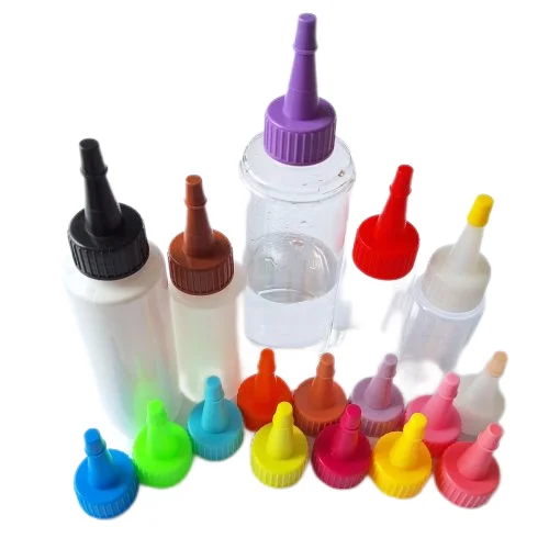 Customized colors 18 20 24 28 38mm lub oil spout cap glue chemical ink packaging dropper bottle point nozzle yorker cap
