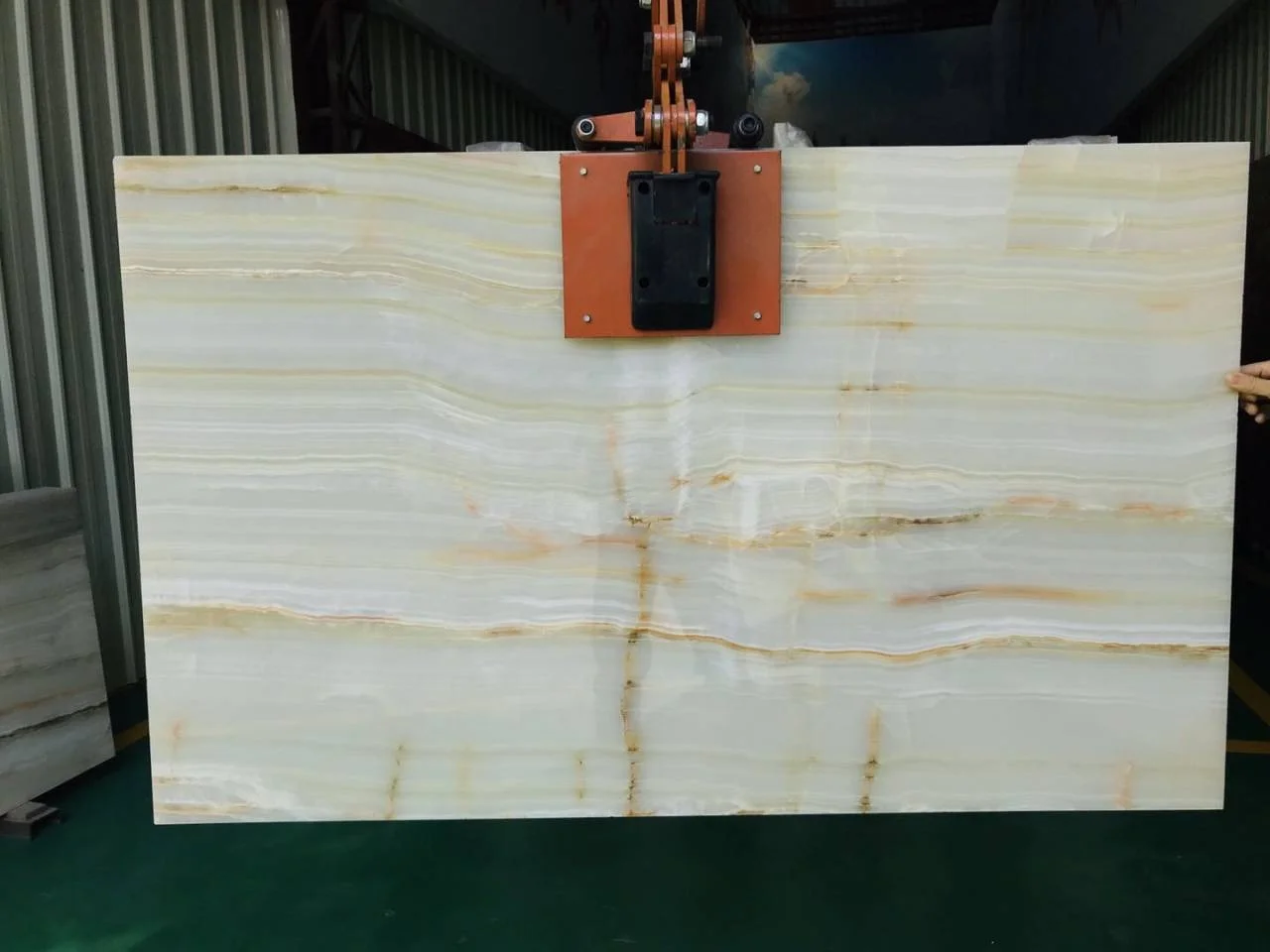 Natural Stone Polished Decoration Factory Direct Selling Ice Jade Onyx Slab