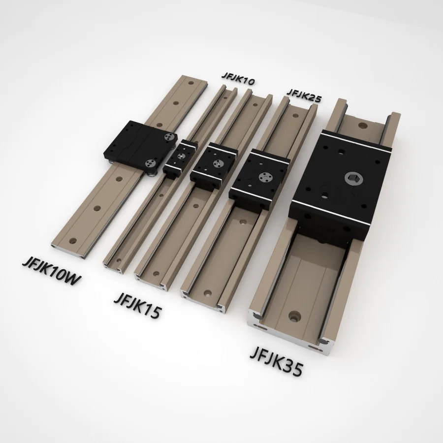 JFJK15 has a customized length of 100-4000mm and can install multiple slider economical linear guides