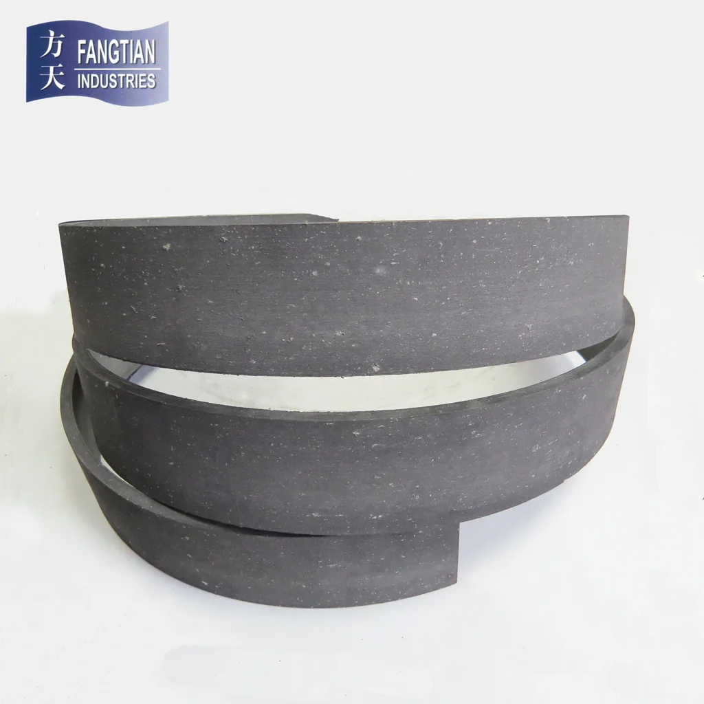 Black Asbest0s brake lining manufacturer in roll for sale