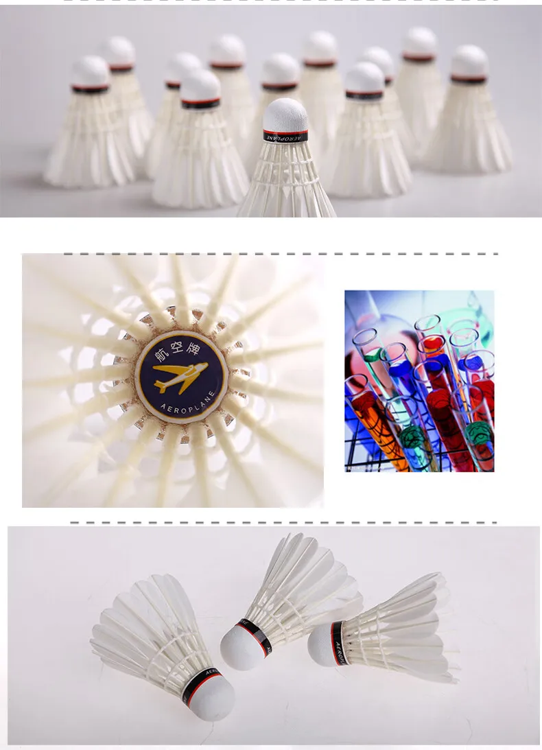 Aviation Badminton EG1130 goose feather badminton shuttlecocks for amateur training or club players shuttlecock