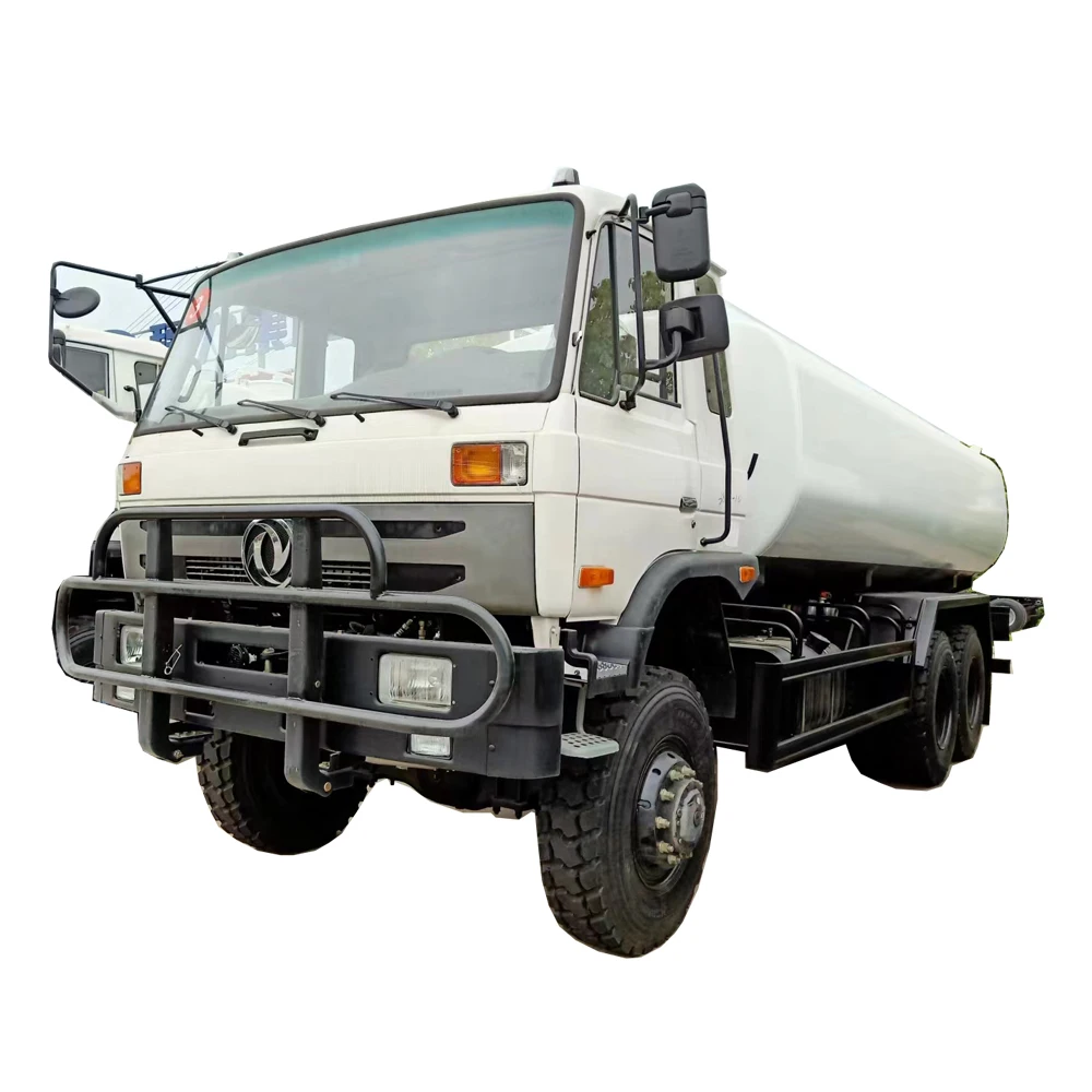 Dongfeng 20 M3 6x6 Full Drive Construction Water Tanker Big Bumper Water Transport Tank Truck for Watering Cart Use