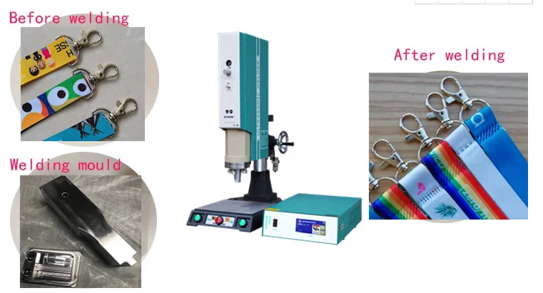 high frequency multi function ribbon lanyard welding ultrasonic machine