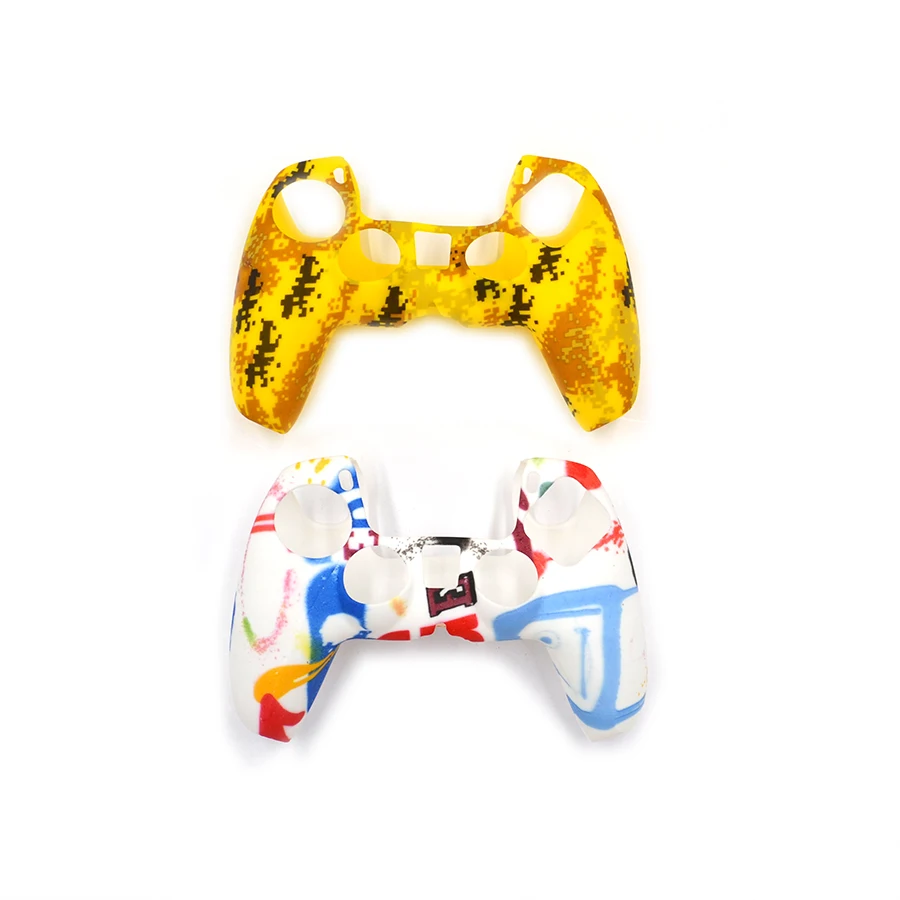 Popular Camouflage Silicone Skin Case Cover for Sony Playstation 5 PS5 DualSense Controller