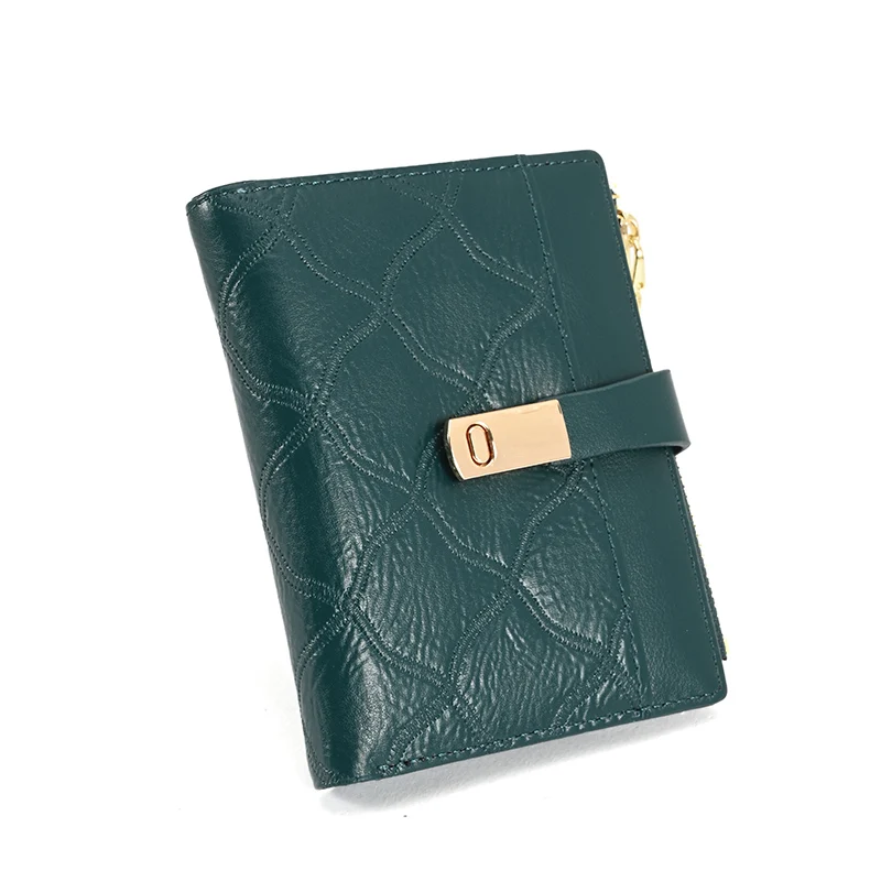 Fashion Korean Simple Style Mini Purse Women Multifunction pu leather wallet Minimalist Wallet