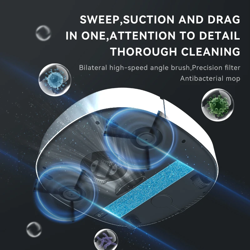 Smart Touch Switch Automatic Cleaning Robot Intelligence Overhang Induction Robot Vacuum Cleaner 1500PA house cleaning robot