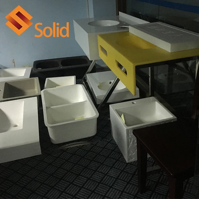 China kitchen sink moulds repairable resin wash hand basins