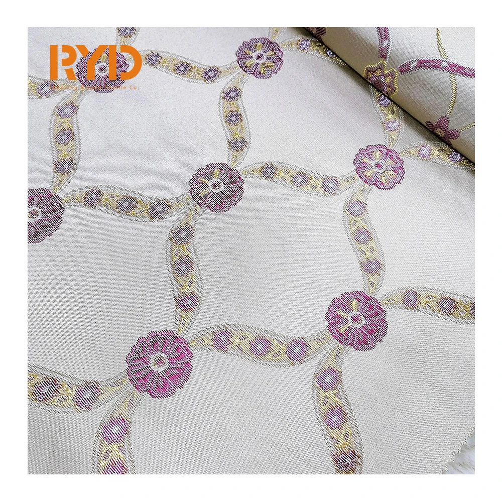 100% polyester 2021 Jacquard Velvet upholstery for Cushion