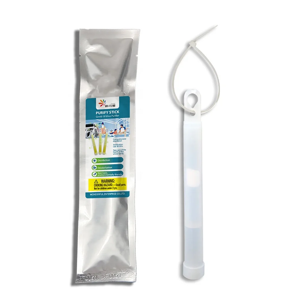 
Sanitizer Deodorant Air Sterilizer Disinfecting Desinfectante ClO2 Stick Virus Blocker Chlorine Dioxide ClO2 Stick 