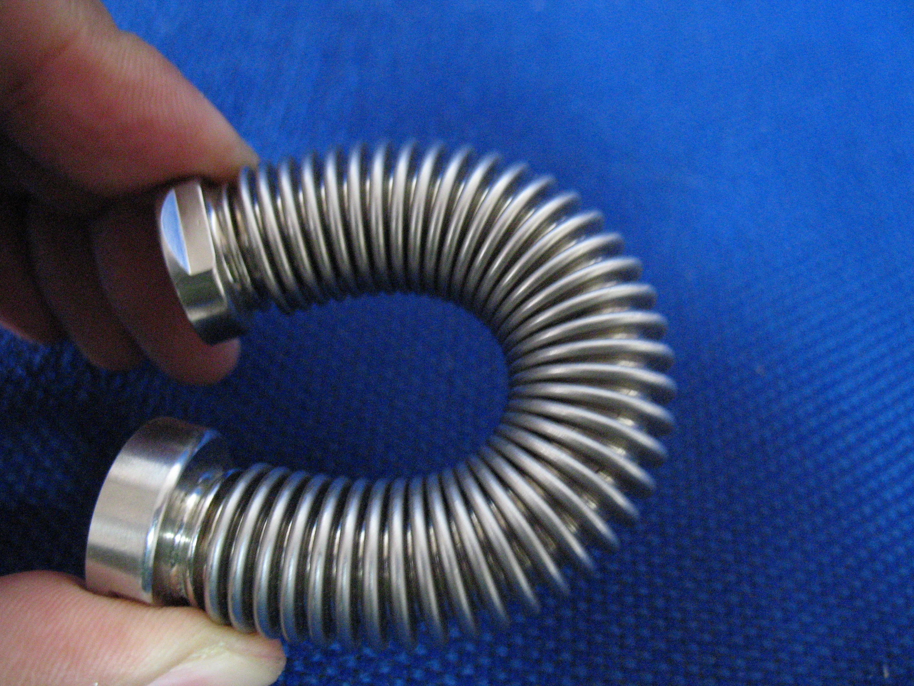 new product corrugated pipe metal bellows butterfly valve with bellows seal