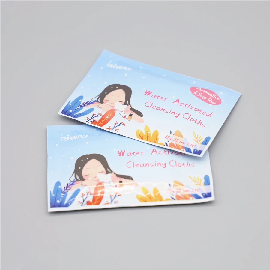 Excellent material 3 in 1 function amino acid bubble cleaning cotton disposable face towel travel facial makeup wipes