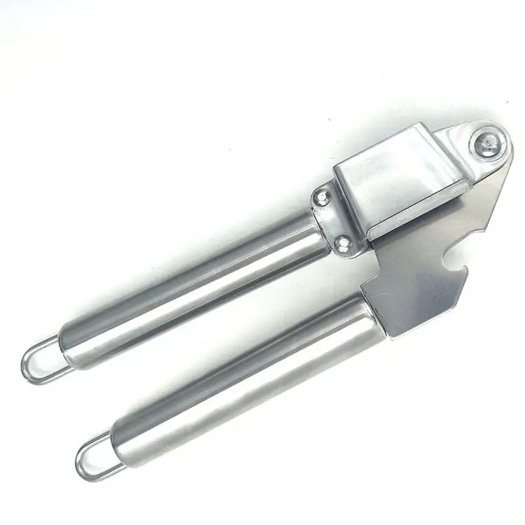 Stainless steel garlic press/crusher/peeler