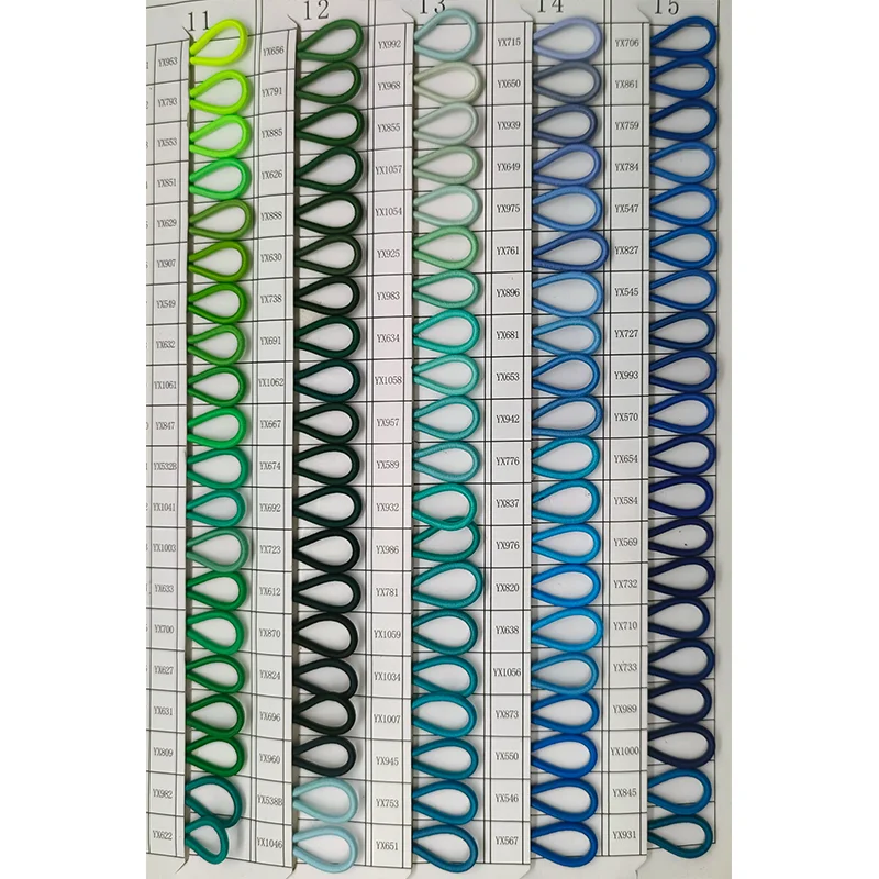 Wholesale Factory Custom colorful round polyester elastic cord Tape 1mm 2mm 2.5mm 2.8mm 3mm elastic string