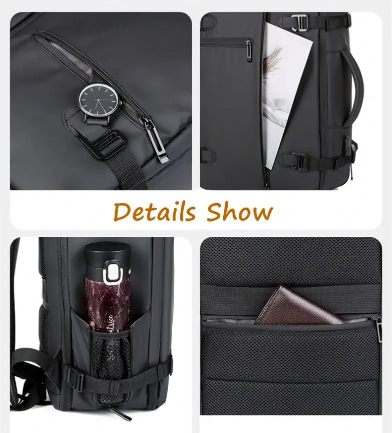 Notebook Backpack Waterproof Laptop Backpack Business Multifunction Computer Backpack With Usb Port