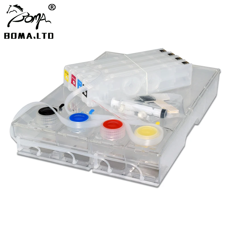  Новая система СНПЧ BOMA для картриджа HP 973 973XL Ink CISS принтера Pagewide 452dw 552dn 477dw 477