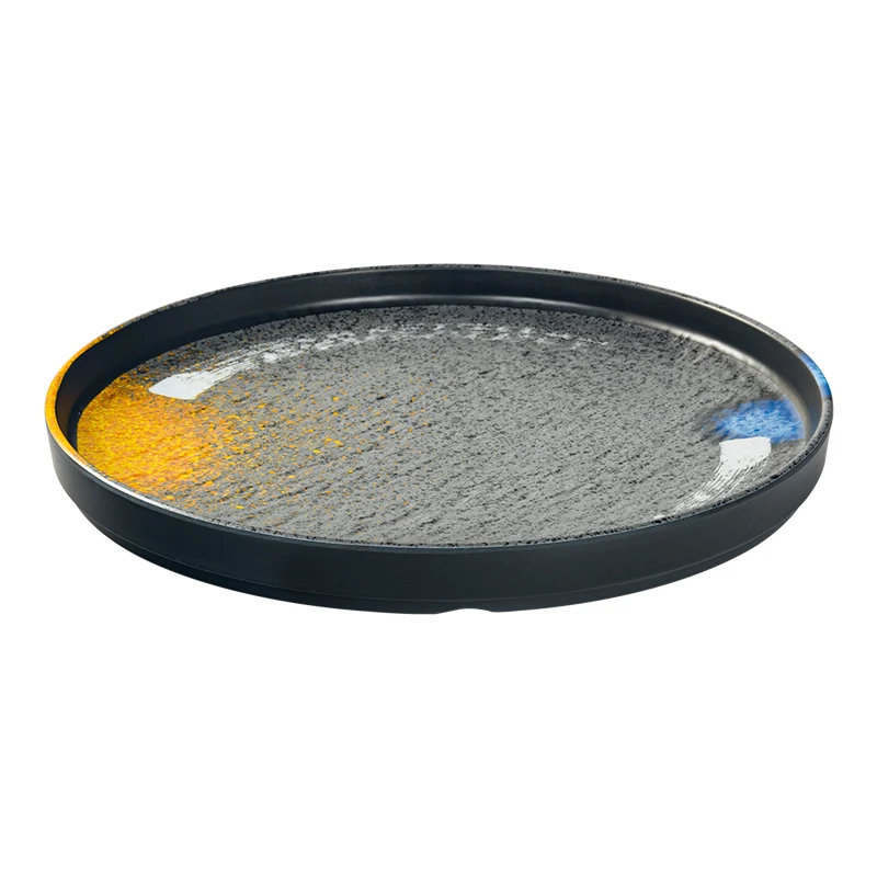 Wholesale dinner plates japanese plato melamina high quality melamine sushi dishes restaurant tableware