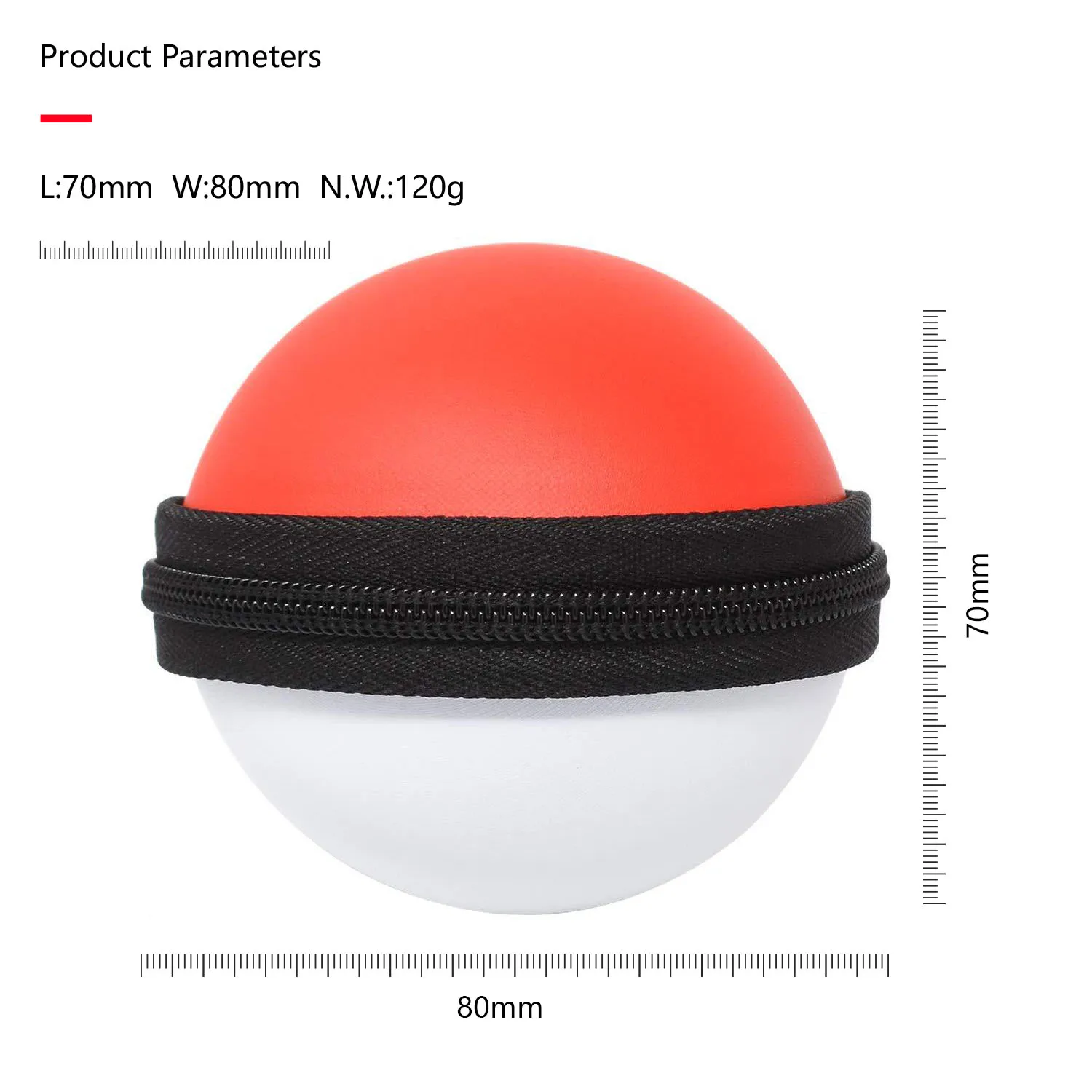 Чехол для переноски контроллера Pokeball Plus Жесткий из ЭВА хранения Pokemon Lets