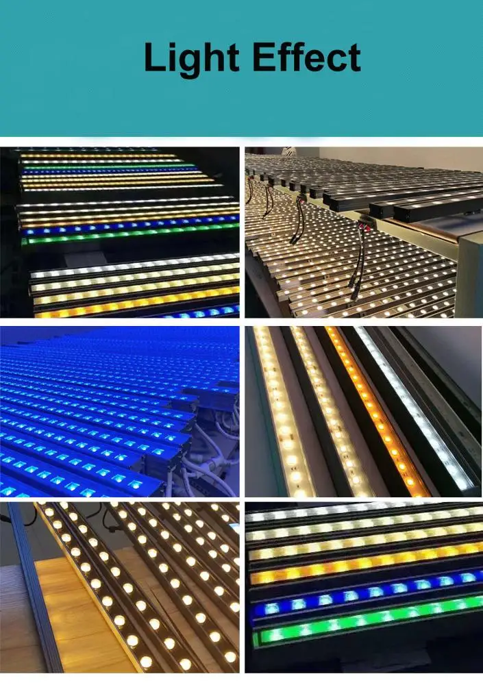  Уличные Водонепроницаемые светодиодные Настенные светильники IP65 IP68 rgb rgbw pixel hotel линейный настенный