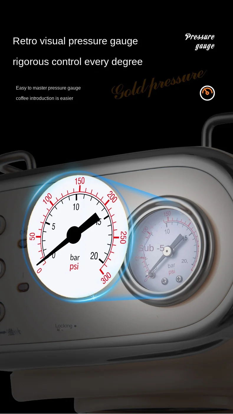 The coffee machine home office small coffee machine semi-automatic steam milk foam integrated fancy Italian coffee machine