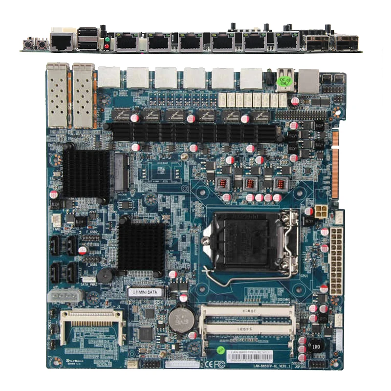 Zeroone Firewall Appliance Haswell Mobile Ddr3 Industrial Motherboard Graphics Card With 6 Lan Ports Firewall Motherboard