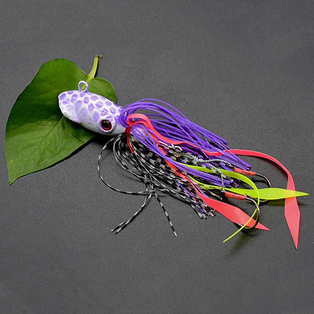 Newbility  Hot Selling 72g 3D realistic eyes Jigging Lures Fishing Vertical Madai Jig Lure