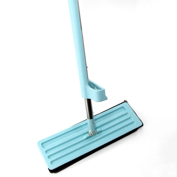 Magic Self Flat Mop Frame And Handle And Microfiber Pad Automatic Clip Cloth