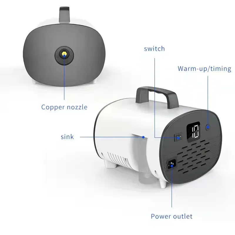 K8 Fog Machine 900W Nano Spray Machine High Power Long Range Nano Spray Gun