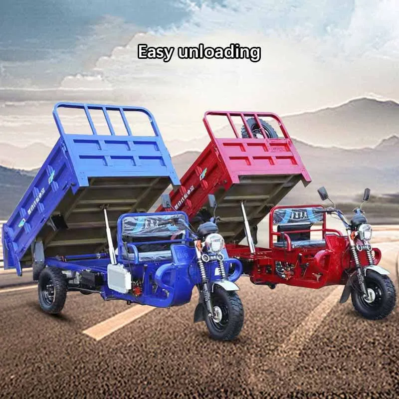 Hot  Motor Tricycle Manufacturers Open Motorized Tricycle Petrol Cargo Gasoline Tricycle for Adults