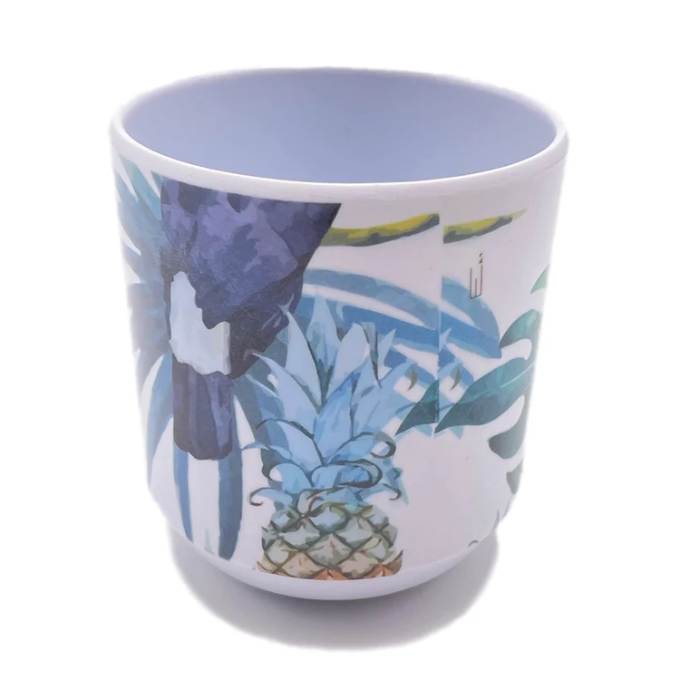 Wholesale customized printed cheap price plastic melamine Japanese style tea cups