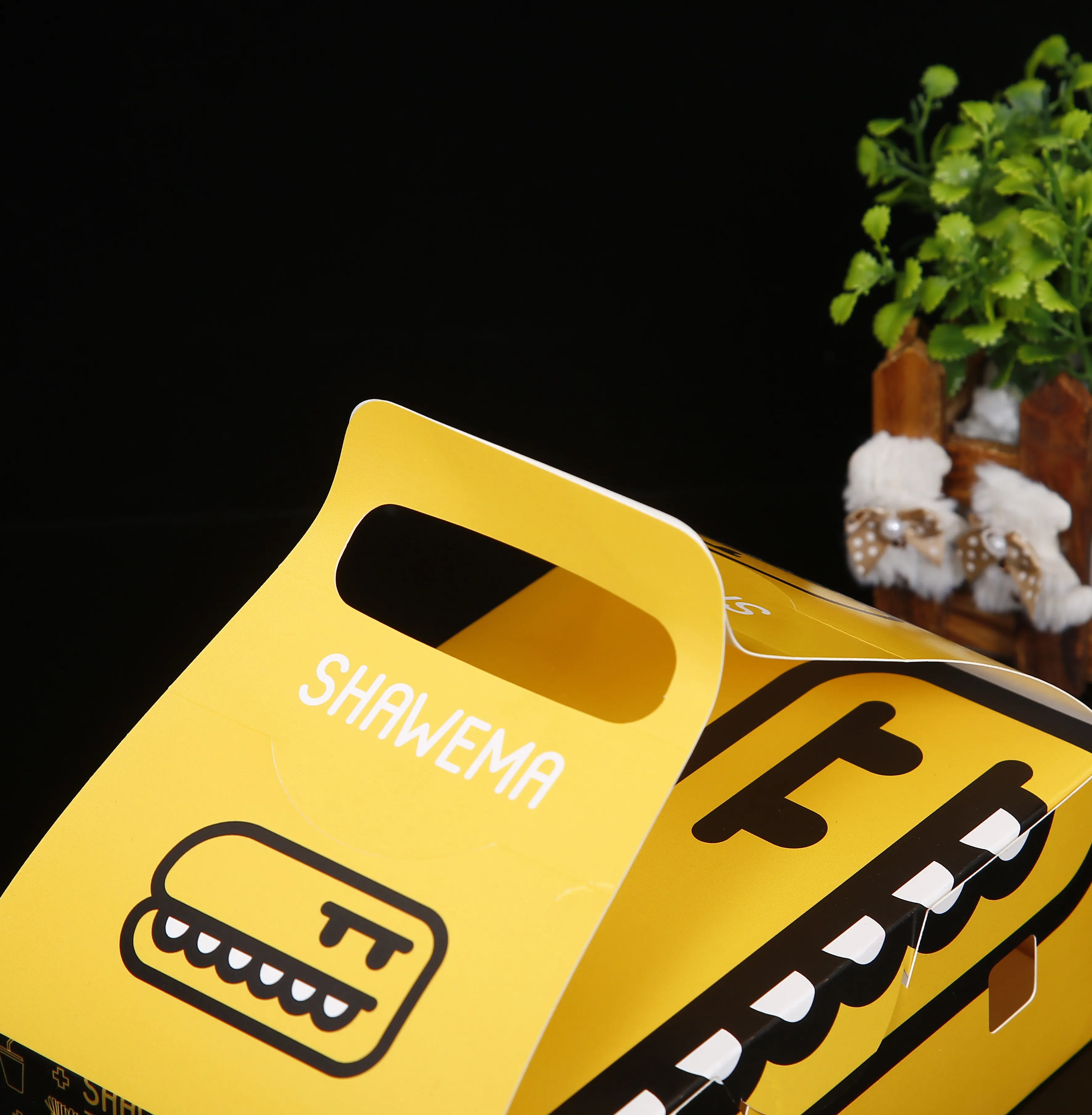 
Take Away Disposable Fast Food Packaging Foldable Fried Chicken Boxes 