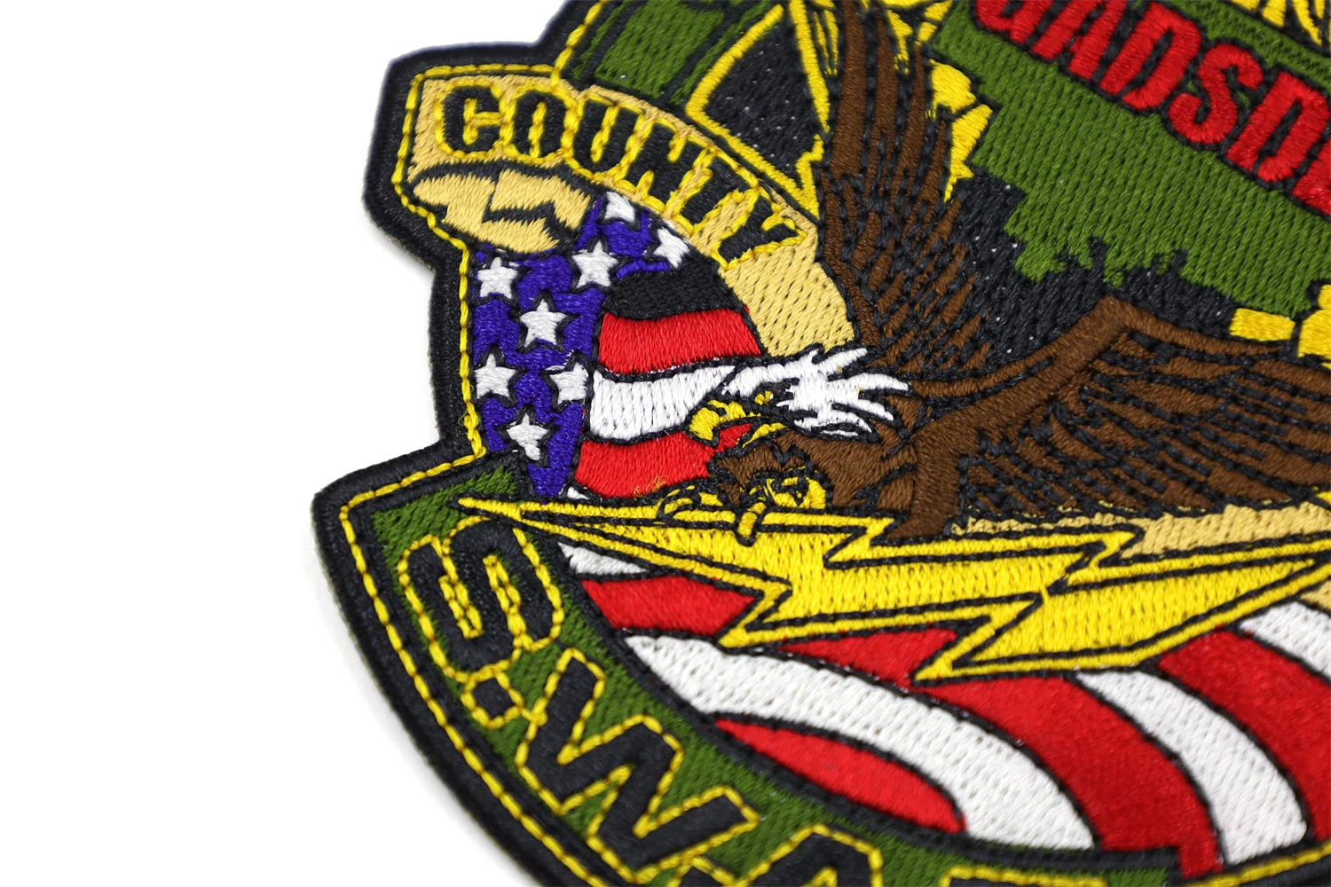 Custom Fabric Embroidered Patch Badges Sew On Embroidery Patches Clothing Woven Patch Customized Woven label No reviews yet