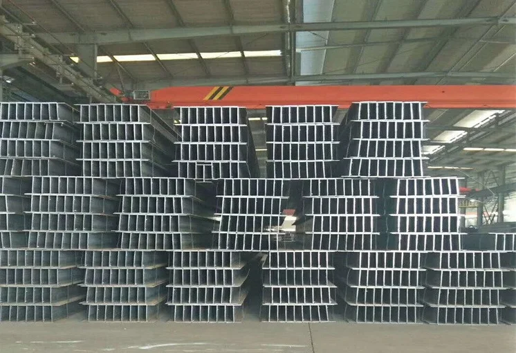 
Hot Rolled Steel Structural Q235 H Shaped Galvanized Steel Beams Used for Construction / Iron H Beam 