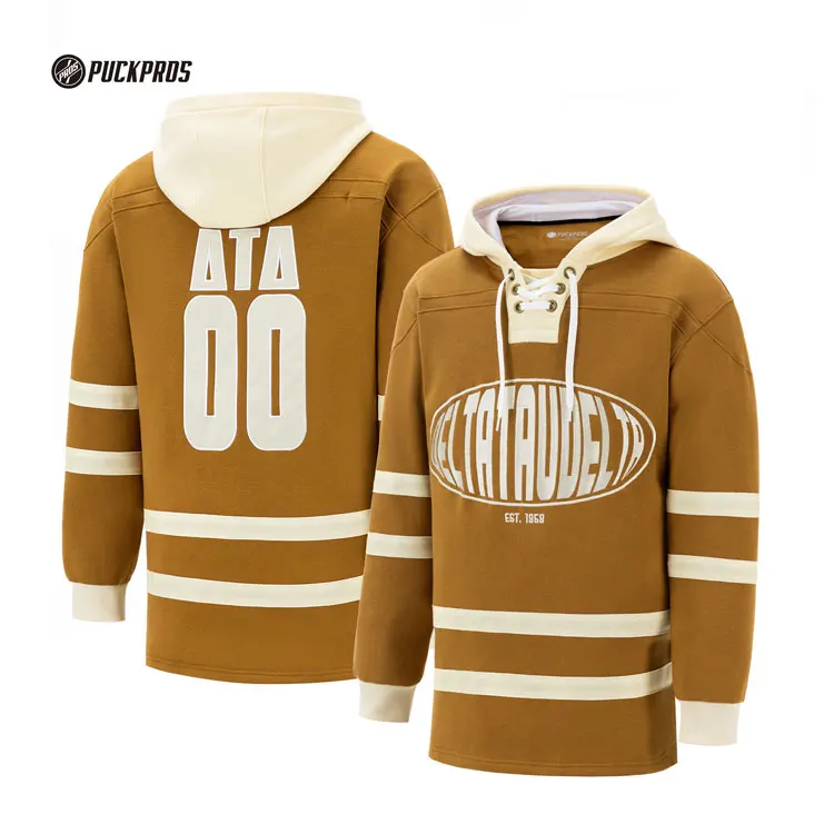Customizable Logo Sublimation Tackle Twill Embroidery Adult Ice Hockey Hoodies with Customizable Logos Sports Wear
