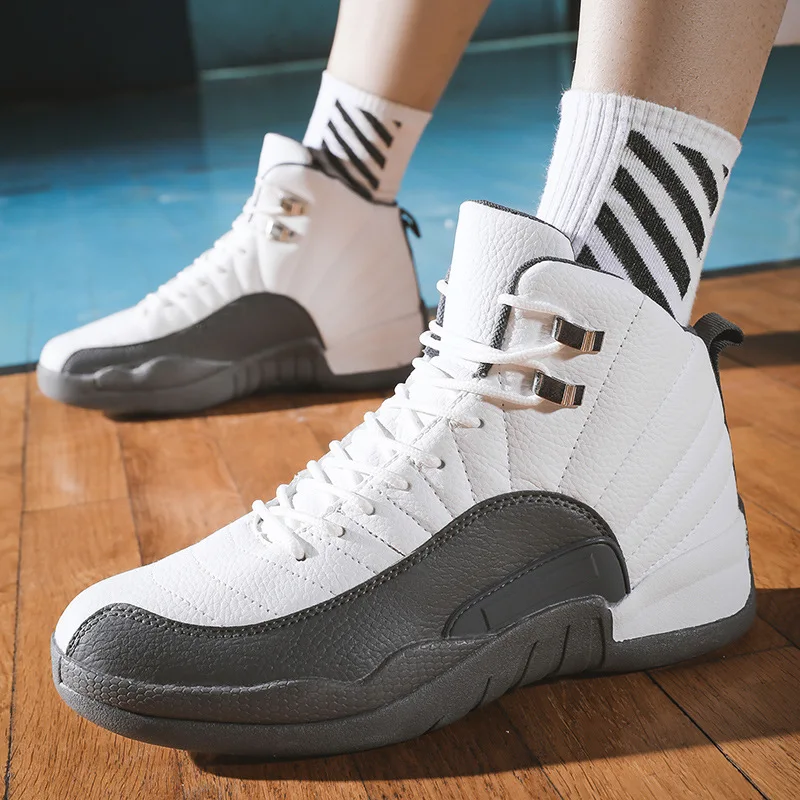 PDEP 39-47 high quality luxury processional mens basketball sneakers non slip ankle high custom basketball sports shoe