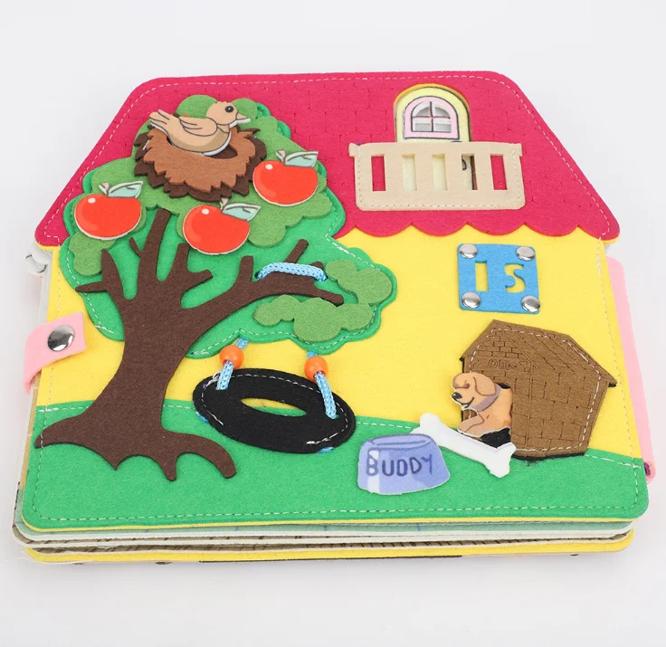 early education dress educational toy toys other toys & hobbies activity baby kids sensory toddler busy board for toddler