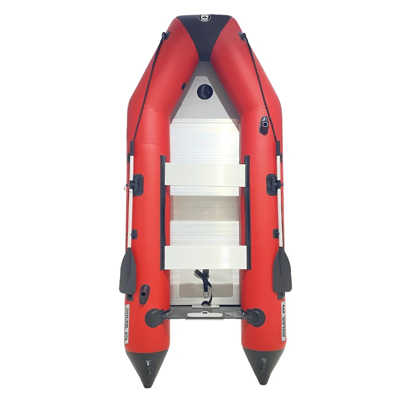 MC400-6 Solar Marine 7-9 Person Inflatable Assault Boat PVC Aluminum Floor Transom Speed Kayak For scuba diving