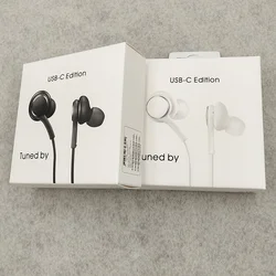 For Samsung AKG Earphone Type C In-Ear Headphone With Mic Wire For Galaxy Note 10 S21 S21 S20 Ultra S20 S20+ S20FE A90 A80