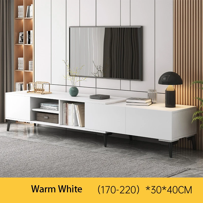 Special shape Living Room Furniture Flat Packing Melamine Chipboard Wood TV Stand Table