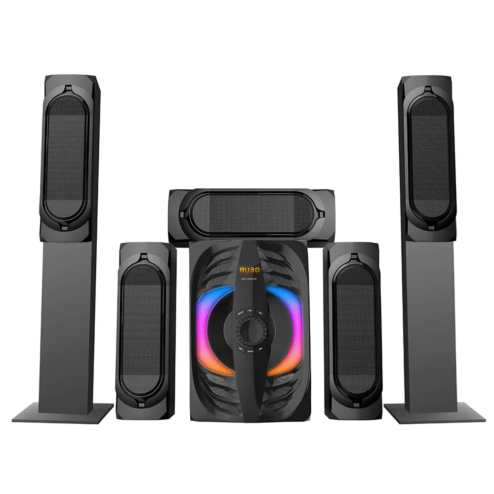 Direct Manufacturer professional subwoofer home theater active speaker system powerful  luxury sound wooden   system