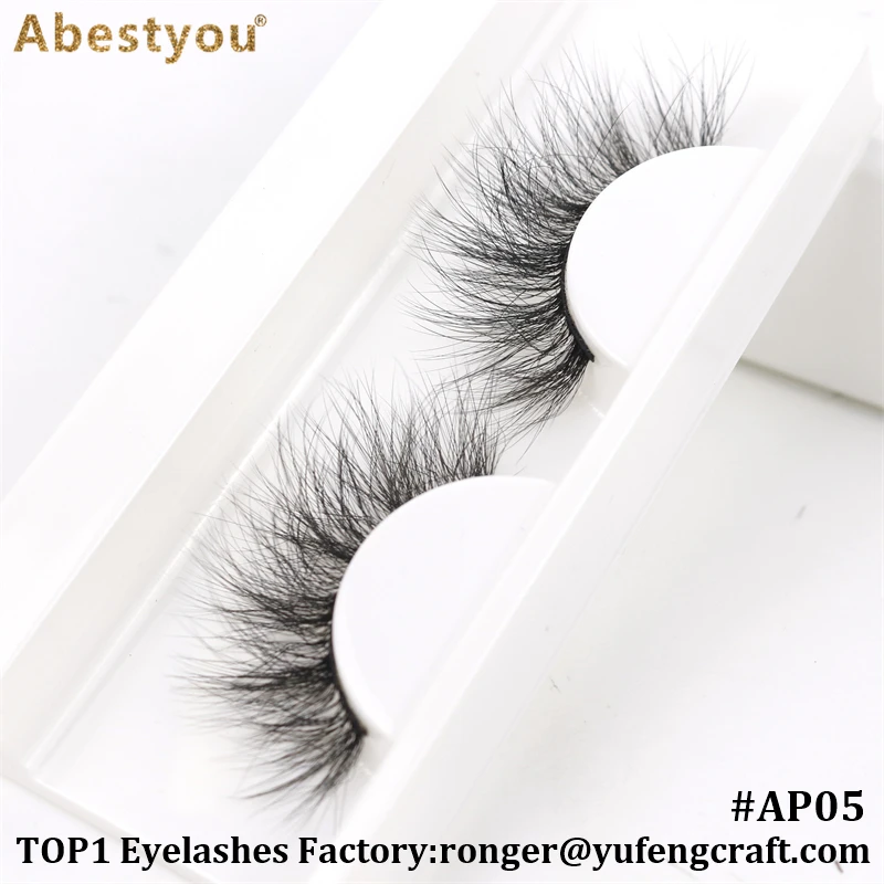 Abestyou Best Selling Extra Fluffy 6D eyelashes Wholesale 20mm 3D Mink Lashes With Own Brand 25mm 5D Mink Eyelash