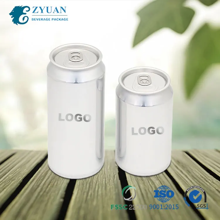 473ml 16oz Standard Food Grade Printed Blank Empty Aluminum Beer Soda Juice Coke Beverage Cans With End