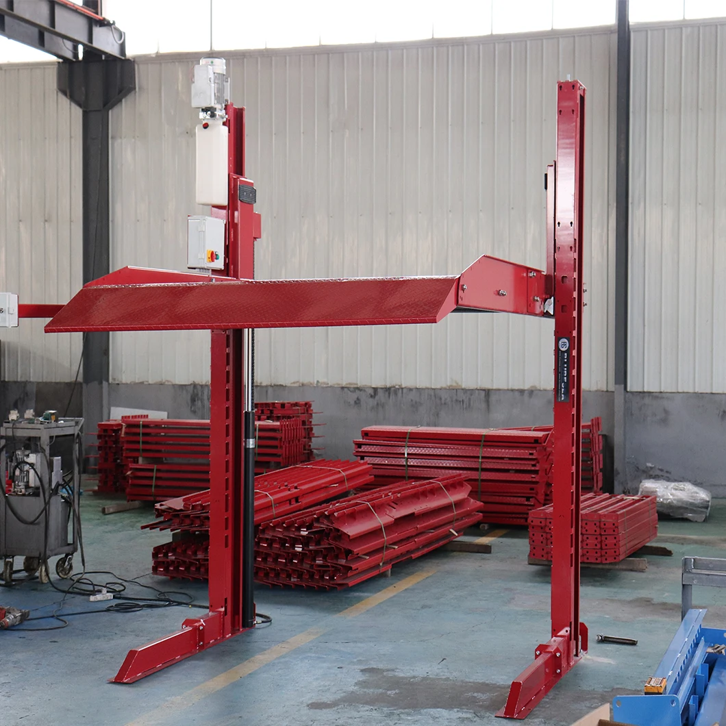 Two Pole Car Lift Parking System for Garage Equipment