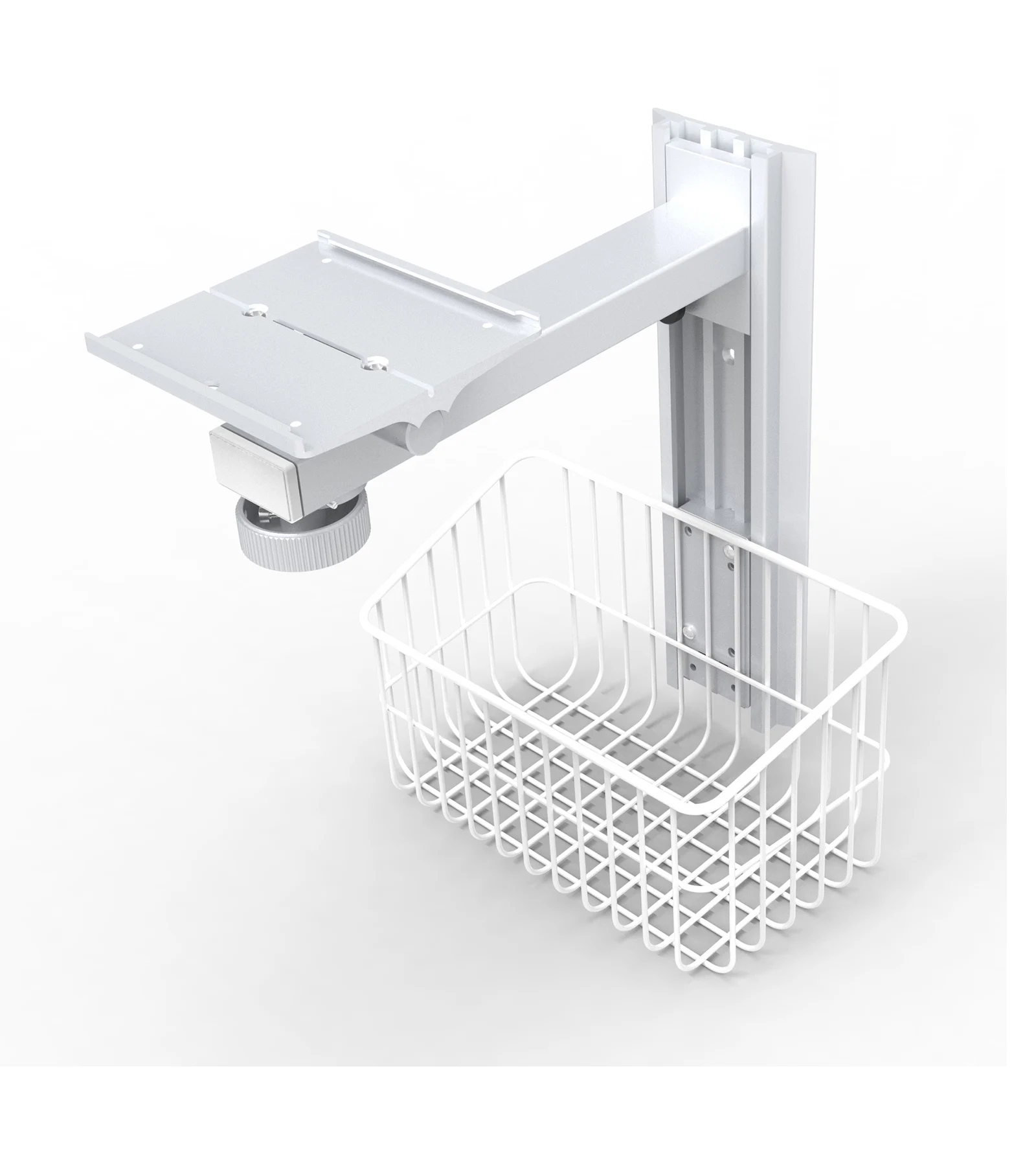 aluminium hospital medical touch monitor medical monitor custom wall mount with hooks
